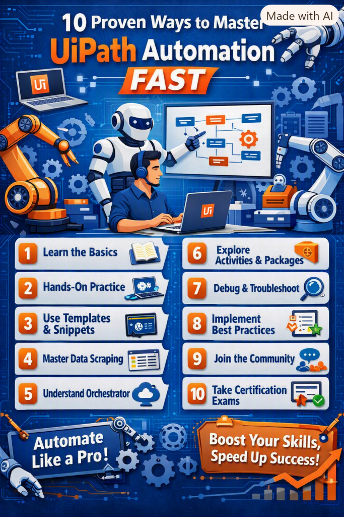 10 Proven Ways to Master UIPath Automation Fast